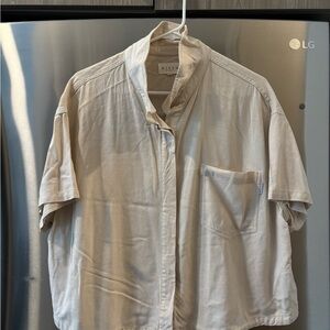 Risen LA Women's Cream Button Down Shirt